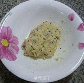 黑芝麻甜玉米豆渣饼的做法步骤:8