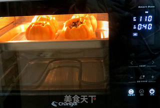香香美美滴~【南瓜糯米盅饭】的做法步骤:17