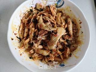 凉拌鸡腿肉的做法步骤:13