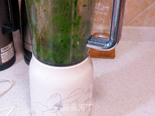 小清新范儿滴【菠菜南瓜蛋糕卷】的做法步骤:6