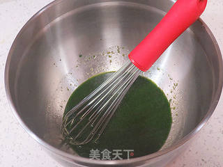 小清新范儿滴【菠菜南瓜蛋糕卷】的做法步骤:8