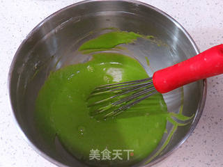 小清新范儿滴【菠菜南瓜蛋糕卷】的做法步骤:12