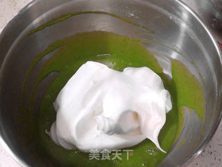 小清新范儿滴【菠菜南瓜蛋糕卷】的做法步骤:14