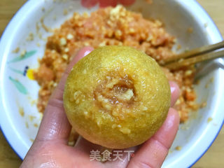 油面筋塞肉的做法步骤:5