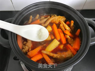 子排鸡爪煲的做法步骤:10