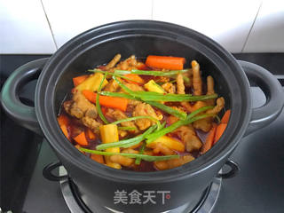 子排鸡爪煲的做法步骤:11