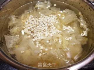 止咳润肺--川贝双雪糖水的做法步骤:6