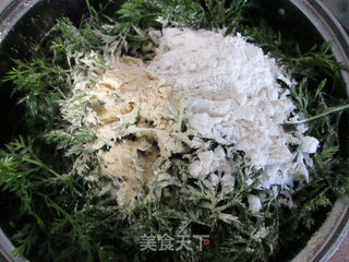 蒸胡萝卜叶的做法步骤:3