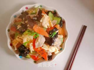 秘制木须肉的做法步骤:9