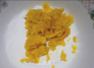 糯米南瓜豆沙包的做法步骤:3