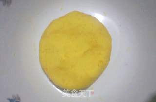 糯米南瓜豆沙包的做法步骤:4