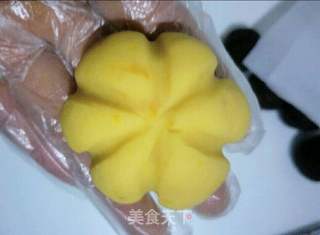 糯米南瓜豆沙包的做法步骤:10