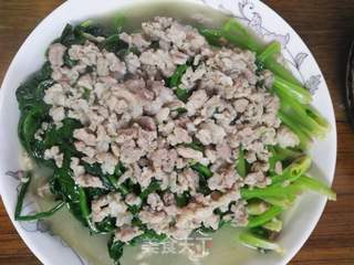 #团圆饭#肉末菠菜的做法步骤：12