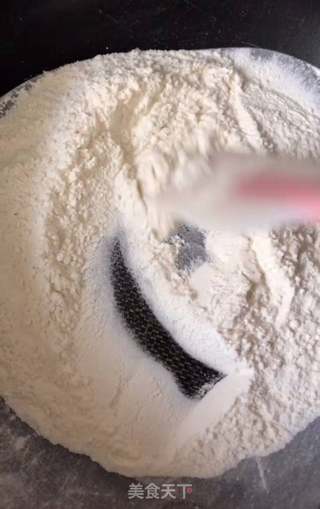 黑芝麻油茶面的做法步骤：2