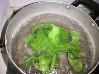 #面食#油泼翡翠裤带面的做法步骤:13