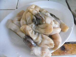 辣炒竹管蛏的做法步骤：3
