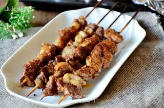 锡纸羊肉串的做法步骤:7
