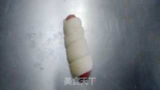 烤肠馒头卷的做法步骤:6