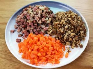 香菇火腿烧麦的做法步骤:2