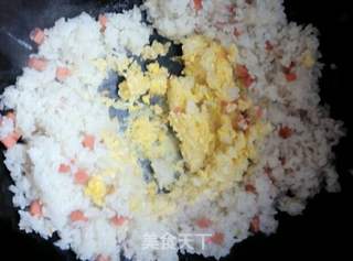 原味蛋炒饭的做法步骤:5