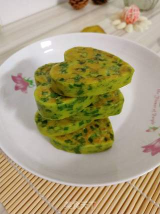 韭菜鸡蛋❤️型饼的做法步骤:13