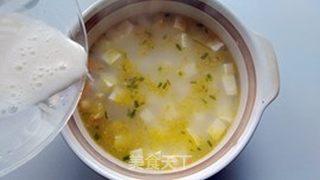 扇贝豆腐汤的做法步骤:7