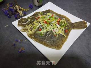 团圆饭~清蒸多宝鱼的做法步骤：6