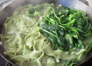 牛肉菠菜烩面的做法步骤:16