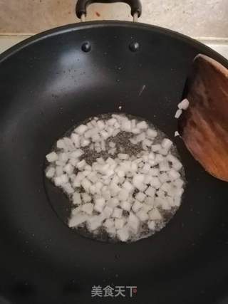 紫包菜蛋炒饭的做法步骤:2