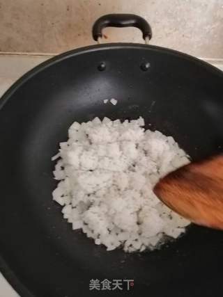 紫包菜蛋炒饭的做法步骤:3