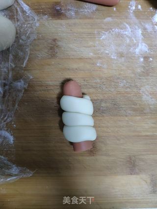热狗卷的做法步骤:6