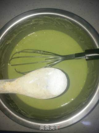 治愈系美食:菠菜鸡蛋饼的做法步骤:7