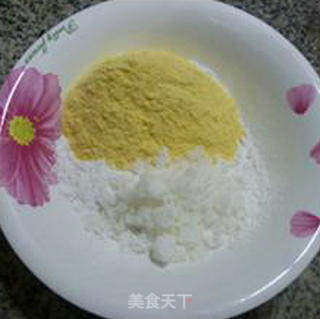红豆馅玉米团的做法步骤:6