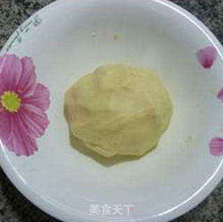 红豆馅玉米团的做法步骤:7