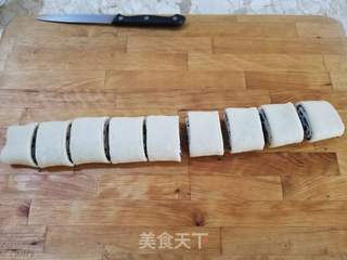 芝麻花卷的做法步骤:11