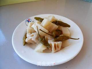 泡椒藕丁的做法步骤：9
