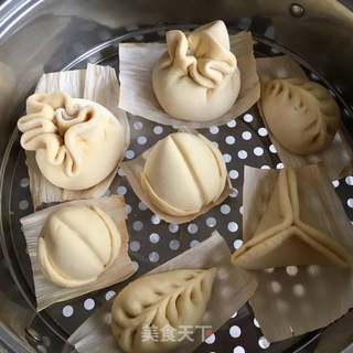 “面食”寿桃的做法步骤:20