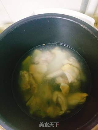 鸡肉山药菠菜粥的做法步骤:5