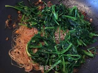 菠菜拌粉丝的做法步骤:7