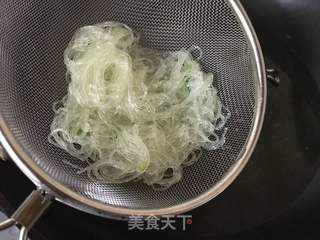 菠菜拌粉丝的做法步骤:4