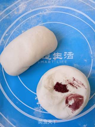 双色花卷的做法步骤:6