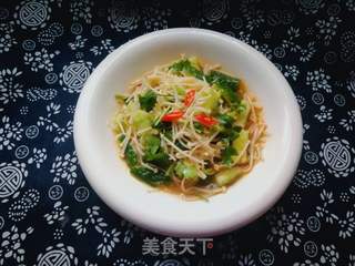 #团圆饭#金针菇拌黄瓜的做法步骤：9