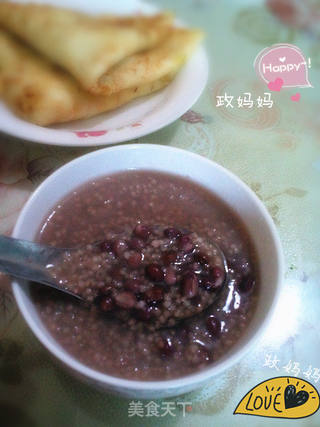 红豆小米粥的做法步骤:5