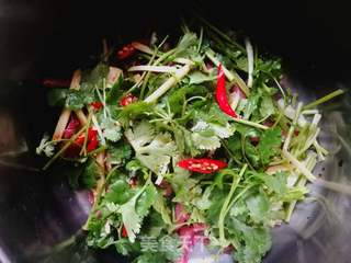 #团圆饭#香菜拌牛肉的做法步骤:5