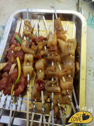 烤肉串的做法步骤:9