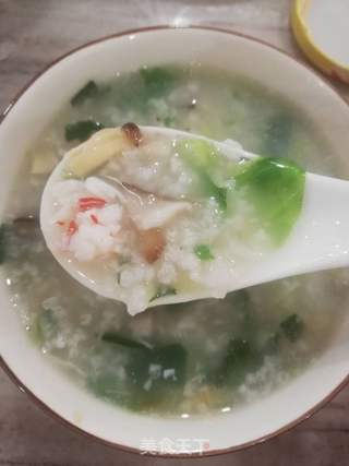 干贝鲜虾粥的做法步骤:6