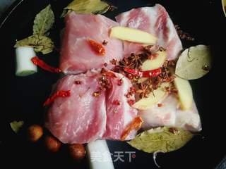 #团圆饭#梅菜扣肉的做法步骤:3