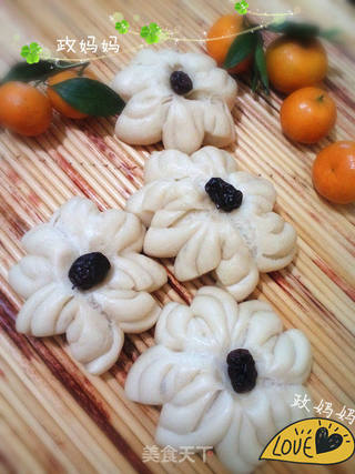 菊花馒头的做法步骤:9
