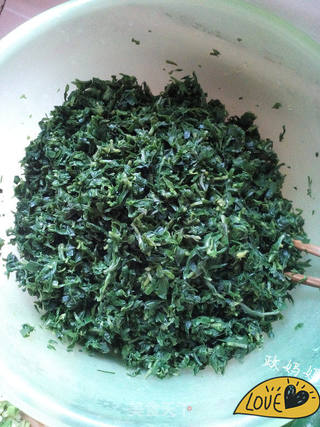 蚂蚱菜煎包的做法步骤:4