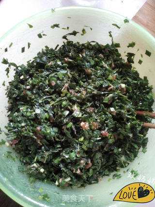 蚂蚱菜煎包的做法步骤:5